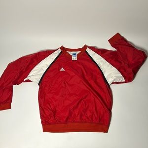 Red adidas vintage windbreaker